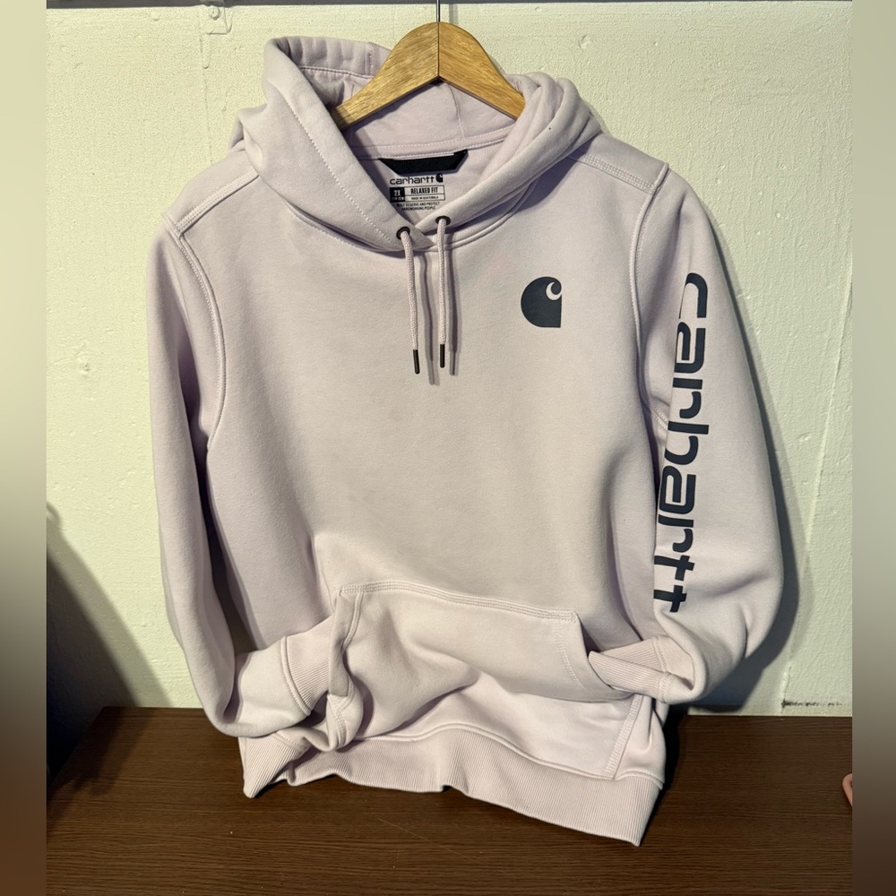 Carhartt Women's Light Pink Hoodie